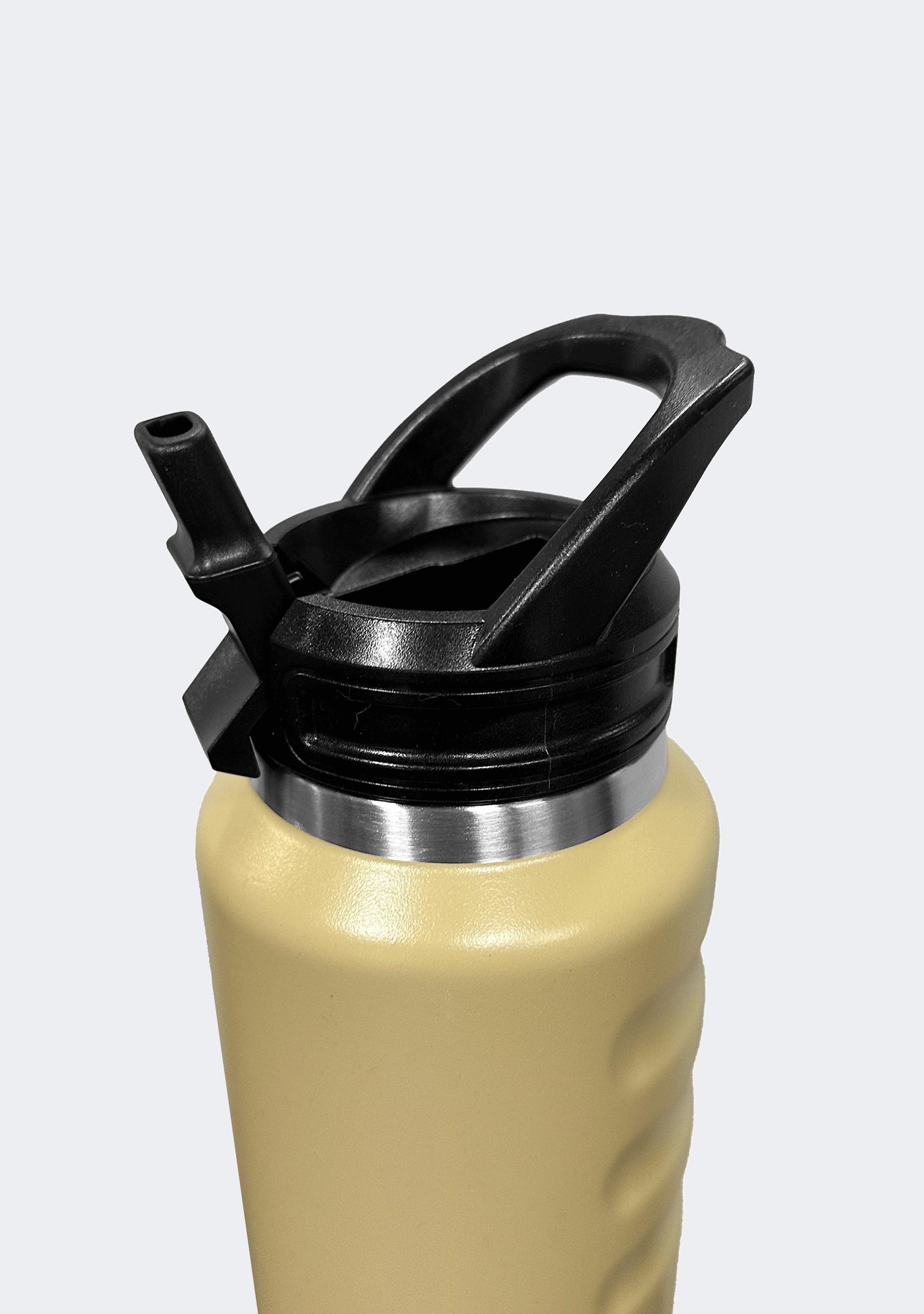 Fridgy 780mL Grip Range Sippy Lid Water Bottle Sandy Taupe