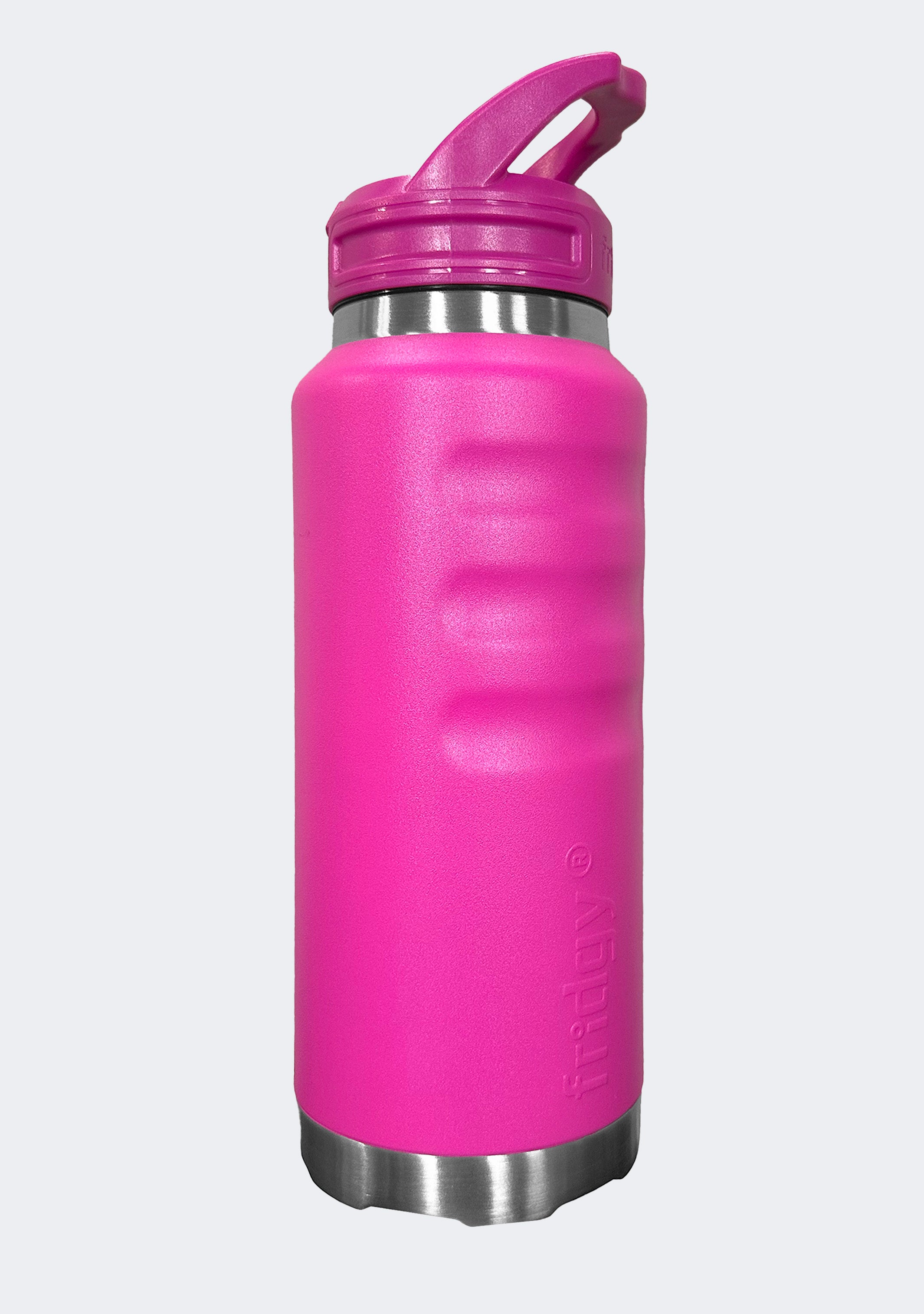 Fridgy 1080mL Grip Range Sippy Lid Water Bottle Neon Pink