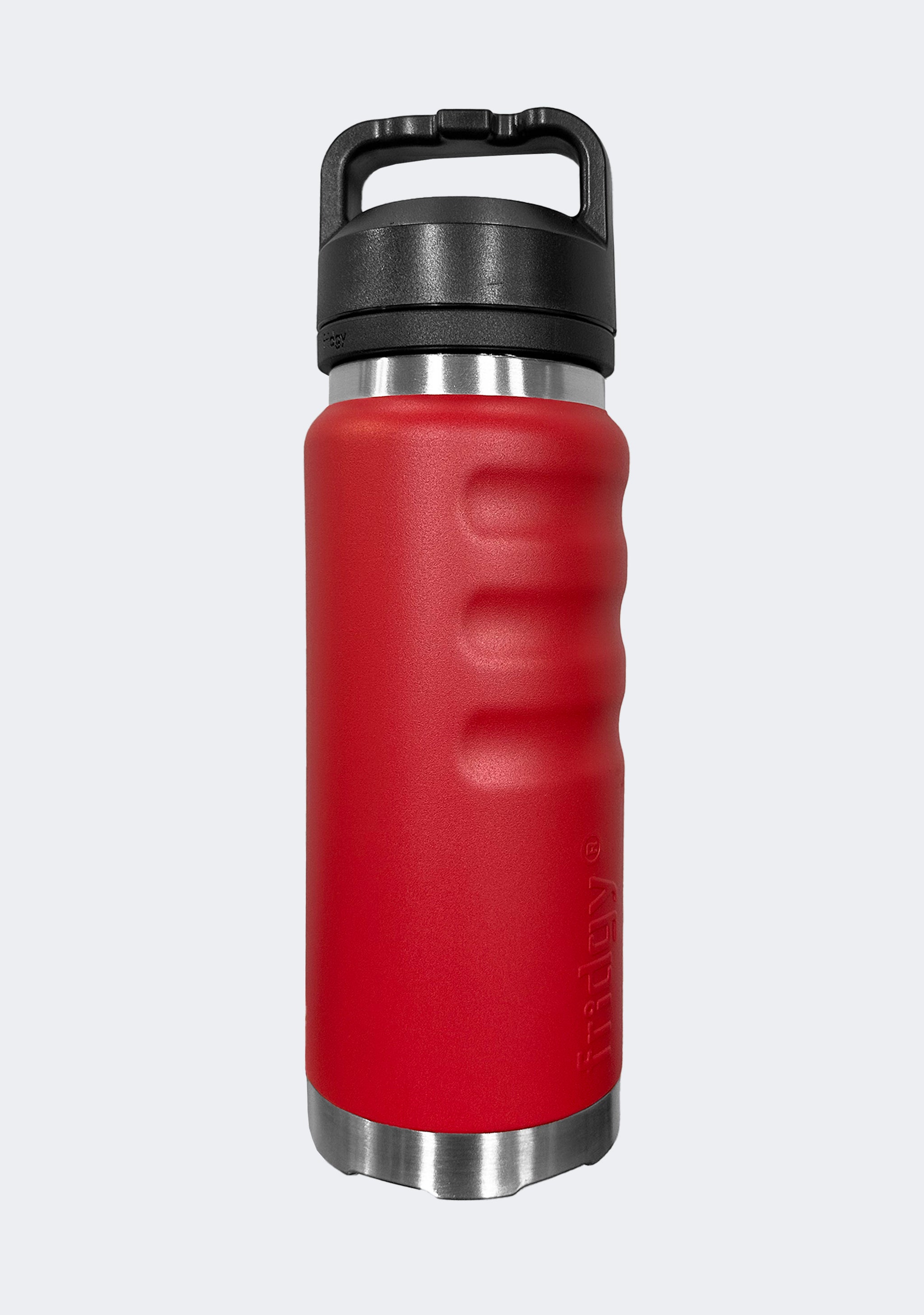 Fridgy 780mL Grip Range Dual Lid Water Bottle Red