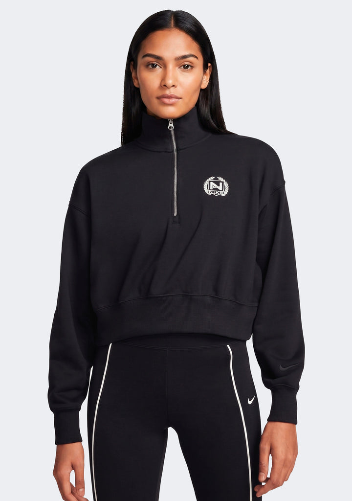 Nike Women's Sportswear Cropped Fleece Half Zip