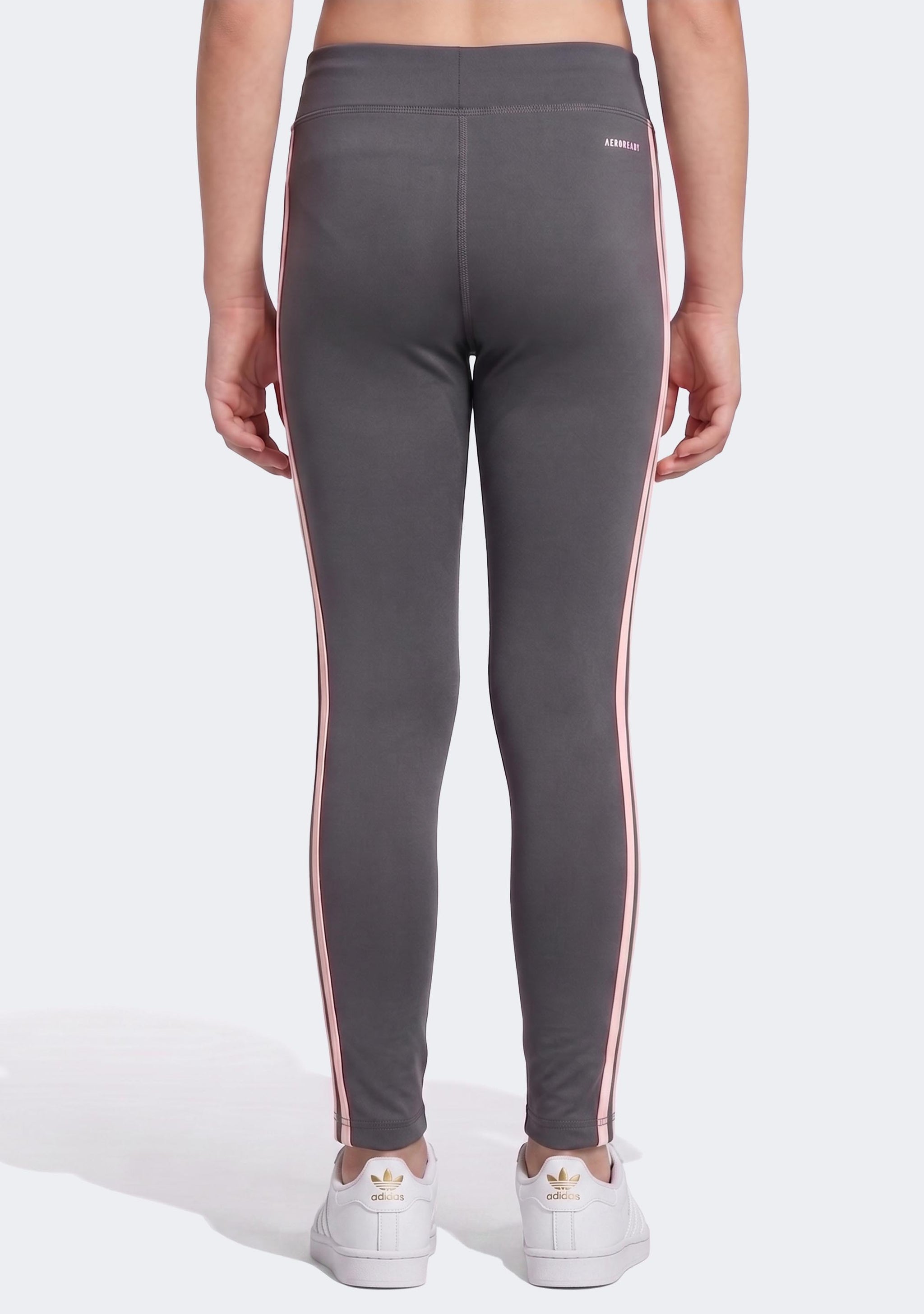 Adidas Girls' Training Equipment 3-Stripes Leggings