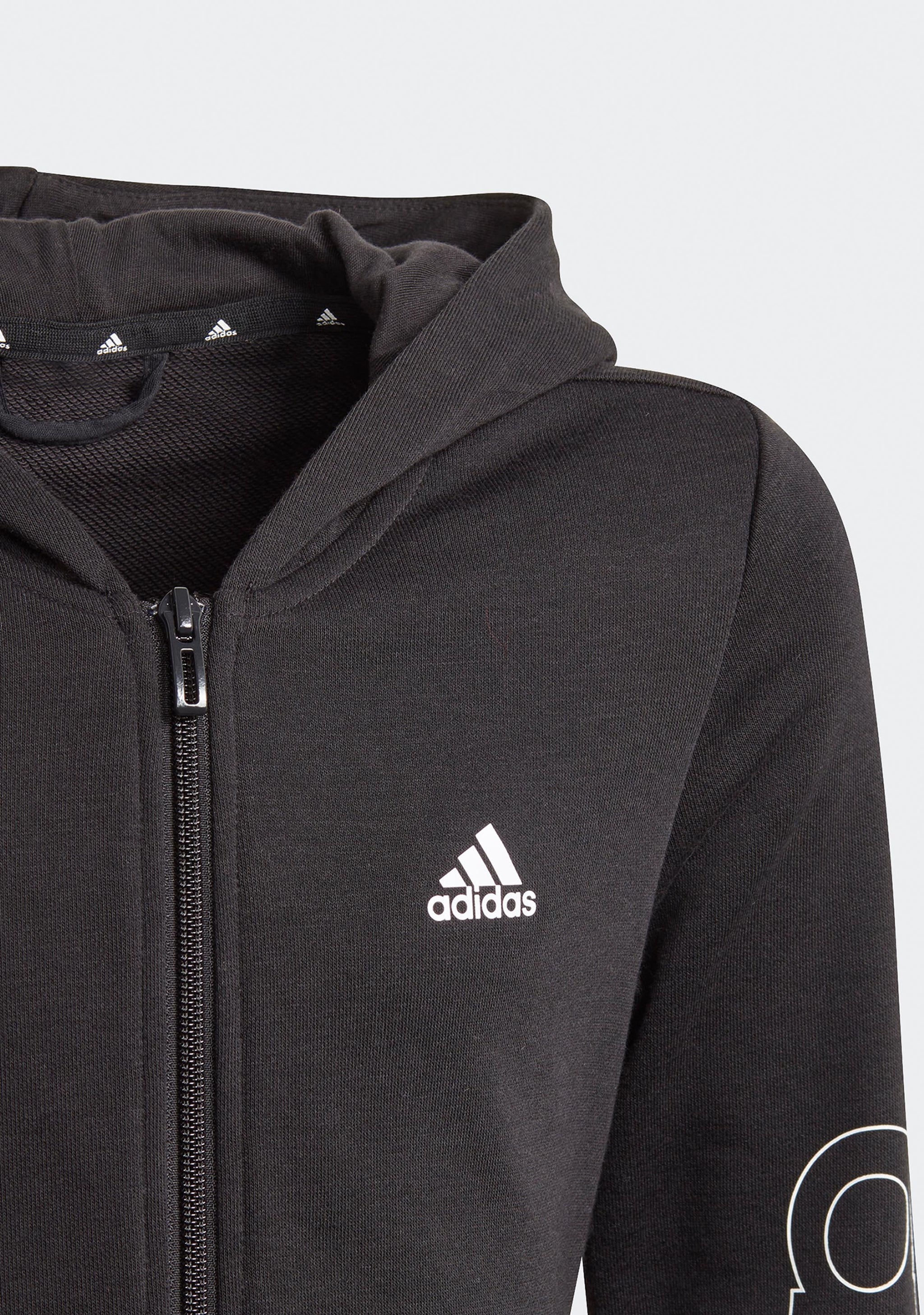 Adidas Girls' Linear Full Zip Hoodie