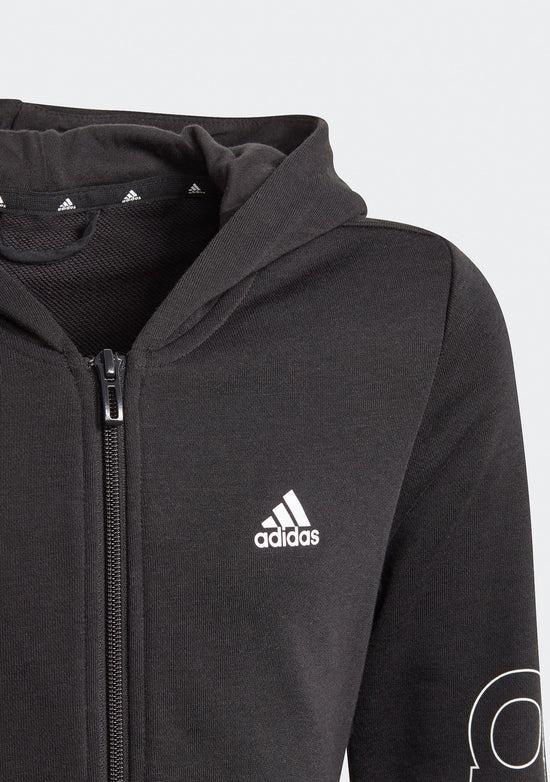 Adidas Girls' Linear Full Zip Hoodie