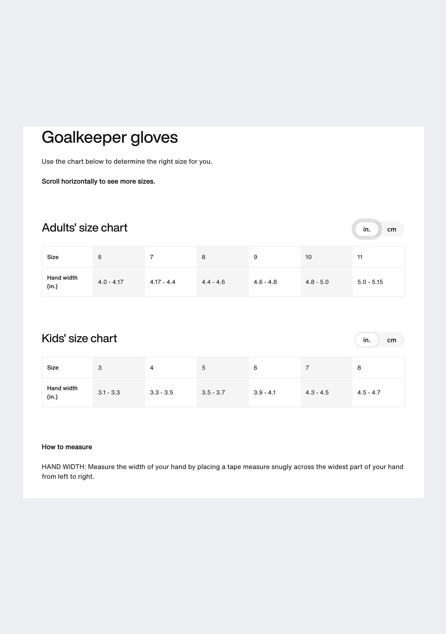 Nike Kids' Match Goalkeeper Gloves