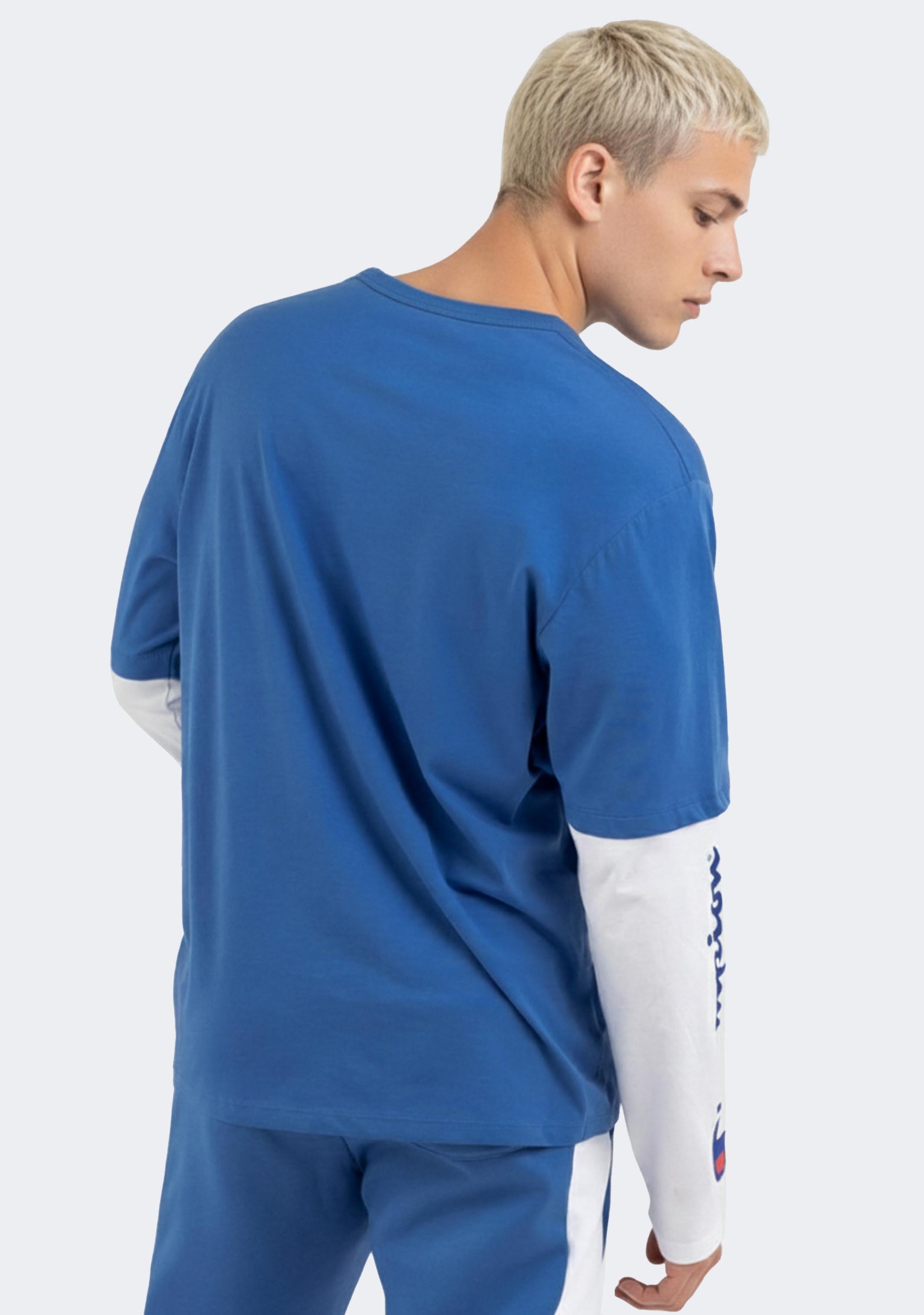 Champion Men's Colourblock Long Sleeve Tee