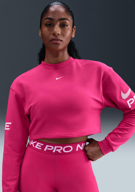 Nike Women's Pro Dri Fit French Terry Sweatshirt