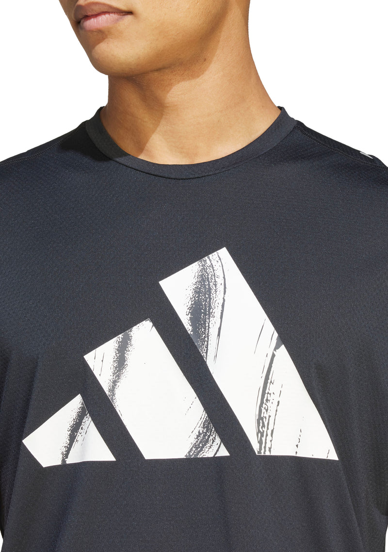 Adidas Mens Brand Love Run It Tee <br> HZ4512