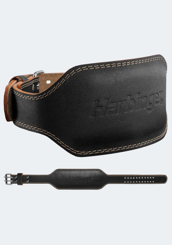 Harbinger Padded 6-inch Leather Weightlifting Belt
