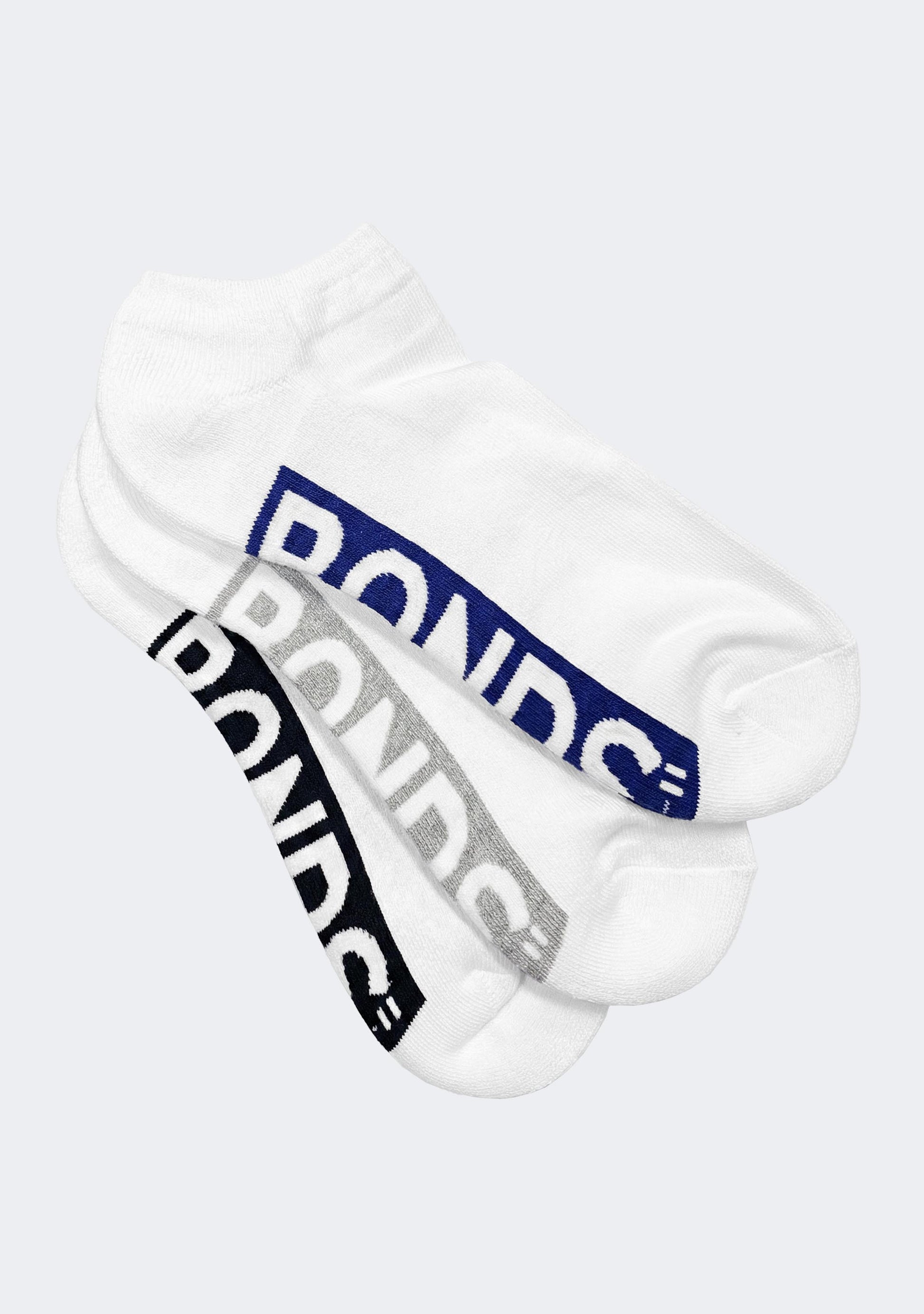 Bonds Men’s Cushioned No Show 3 Pack Socks
