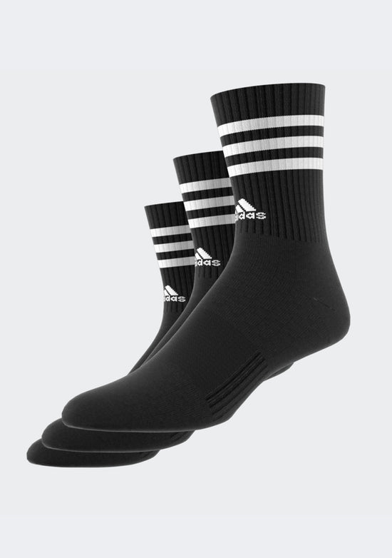 Adidas 3-Stripes Cushioned Crew Socks 3 Pack