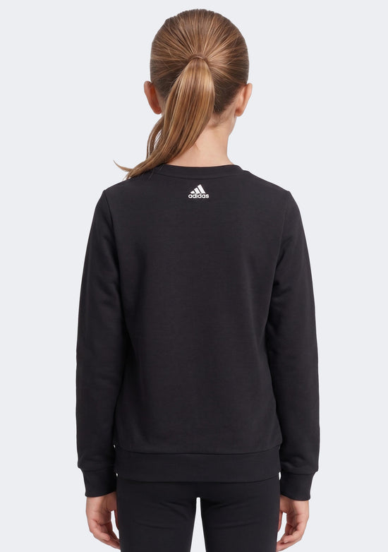 Adidas Girls’ Essentials Big Logo Cotton Sweatshirt