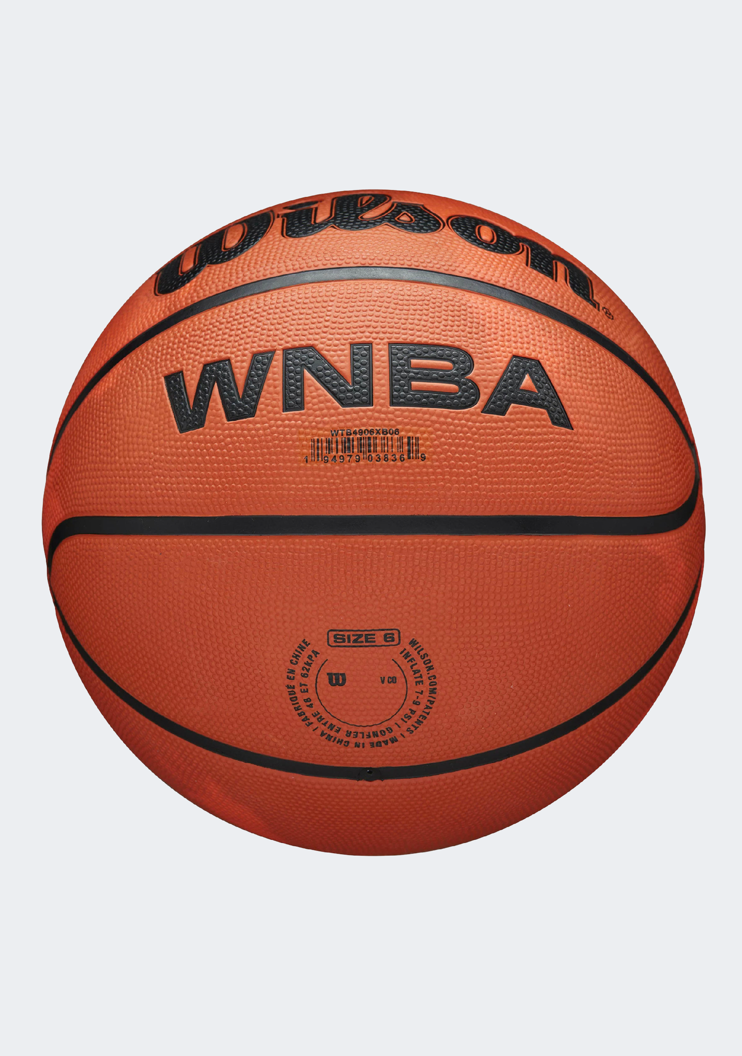 Wilson WNBA Heir Outdoor Smoke Basketball Size 6