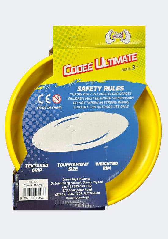 Cooee Ultimate Flying Disc Yellow