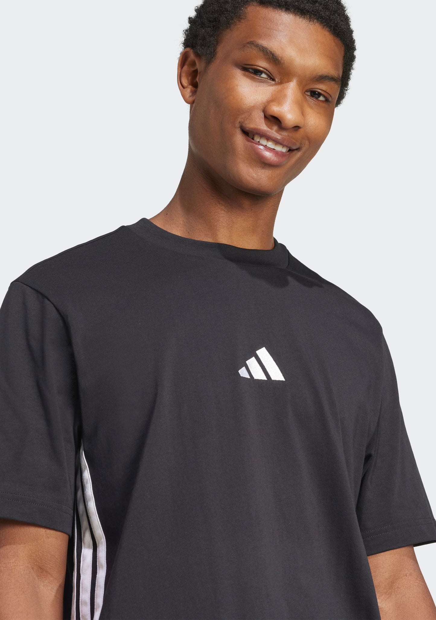 Adidas Men's Essentials 3-Stripes Single Jersey Tee