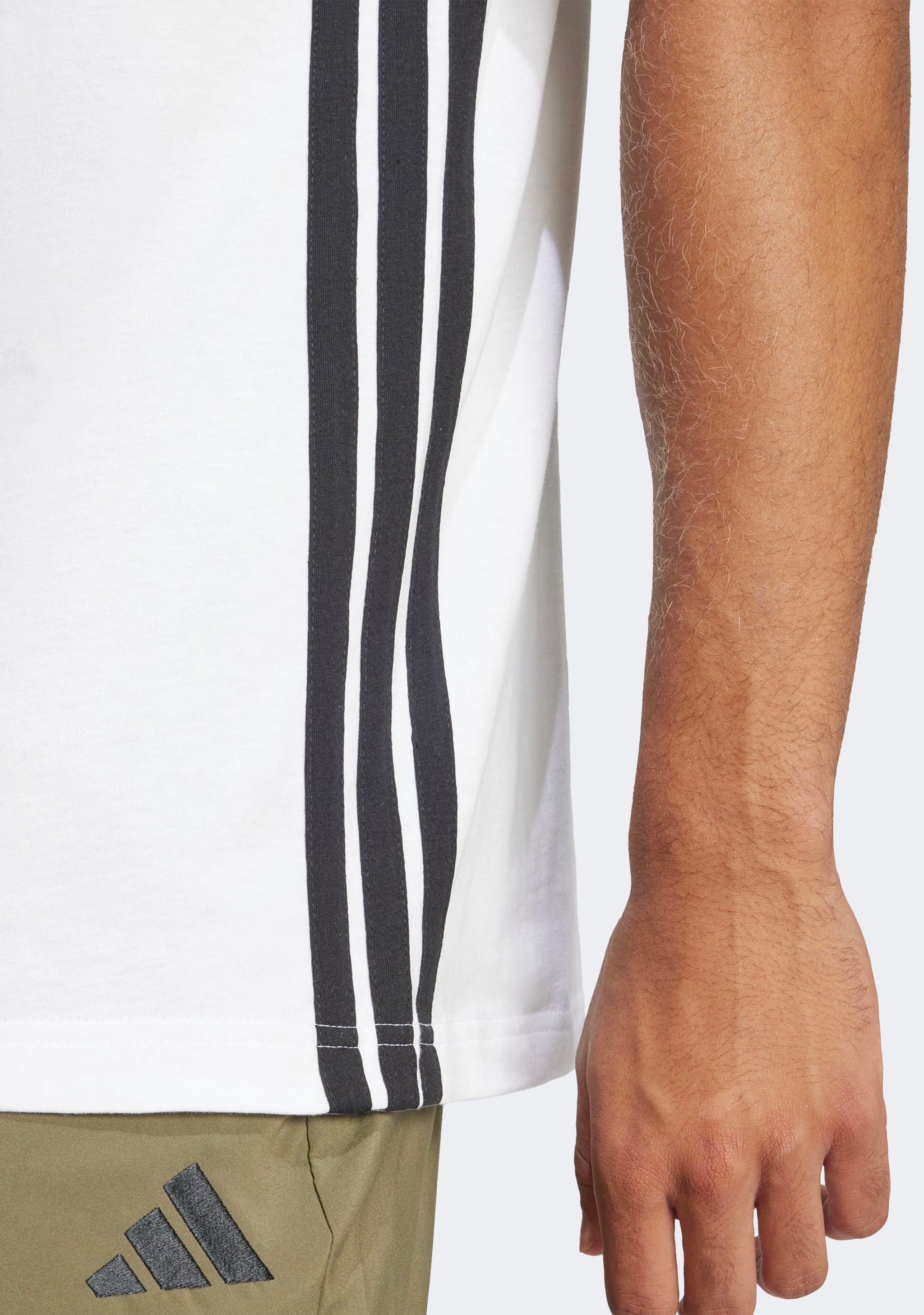 Adidas Men's Essentials 3-Stripes Single Jersey Tee