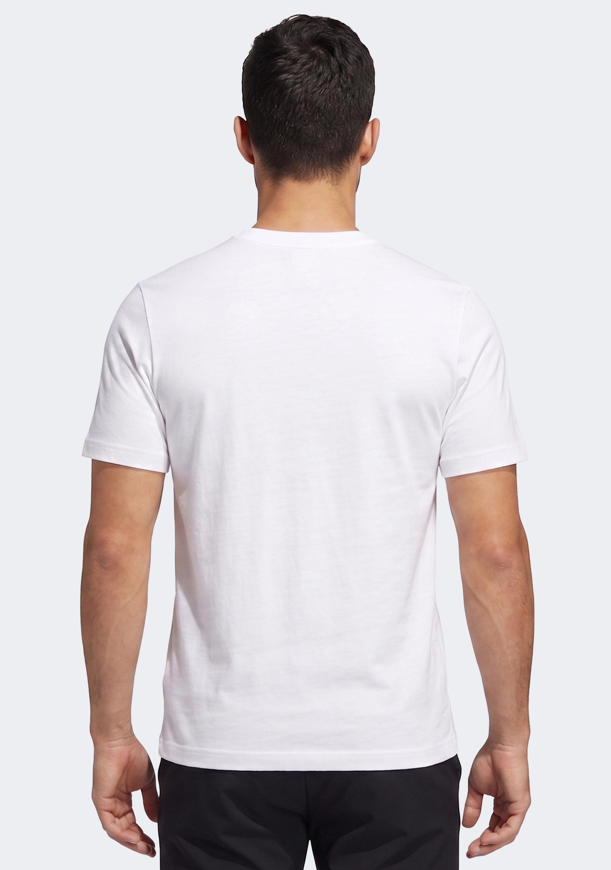 Adidas Men's Essentials Big Logo Tee White/Black