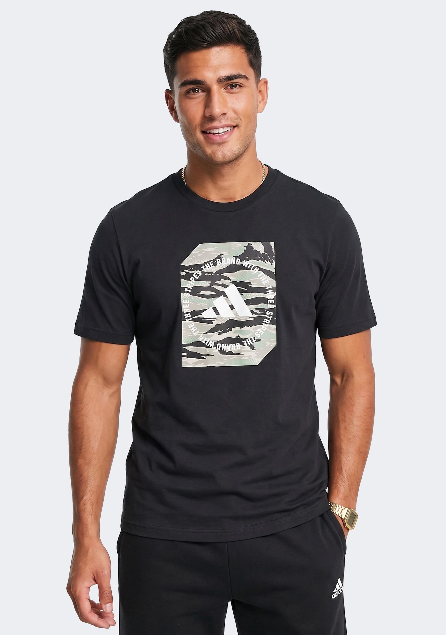 Adidas Men's Camo Shape Graphic Tee