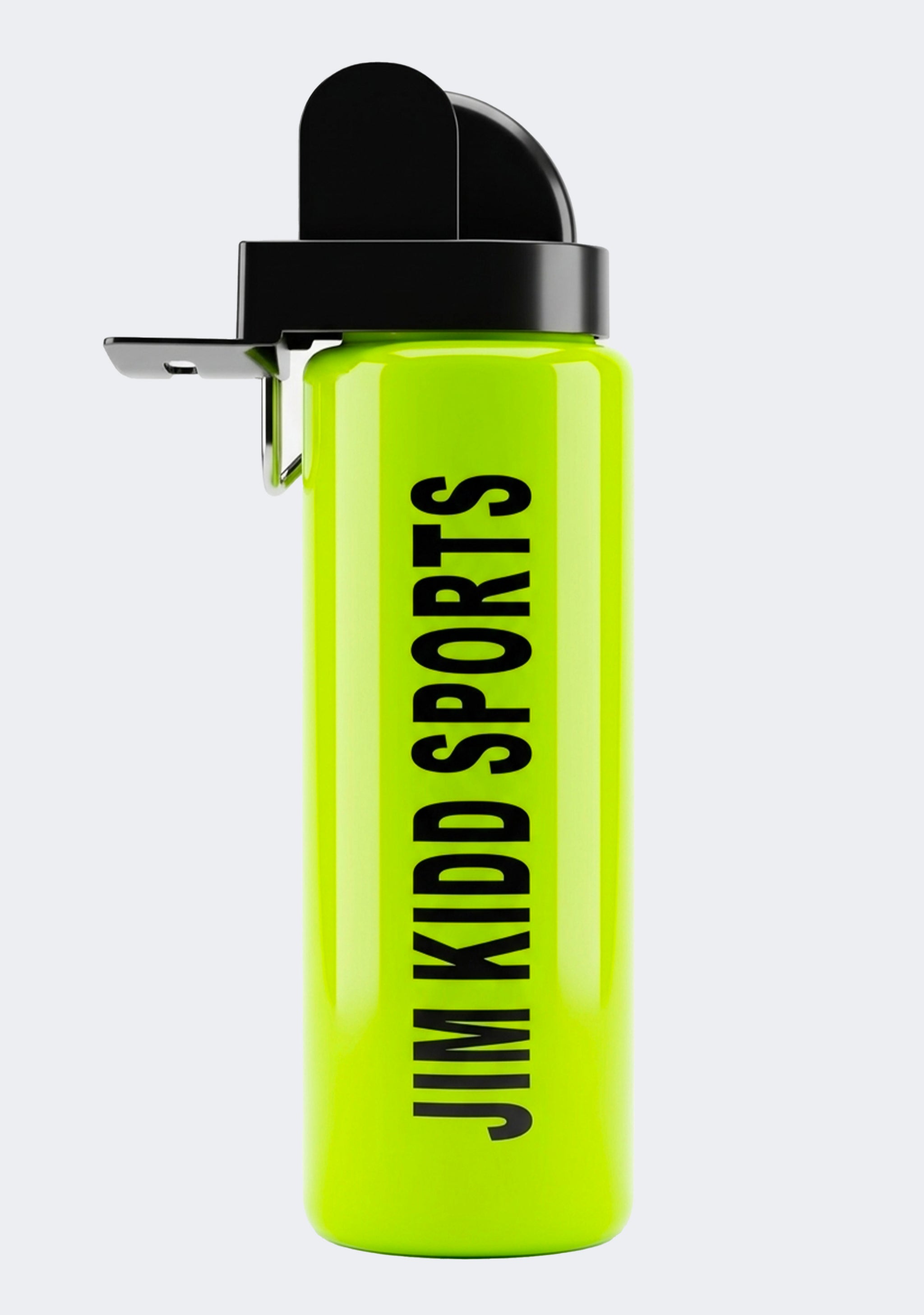 Jim Kidd Sports Chin Rest Water Bottle Lime/Black
