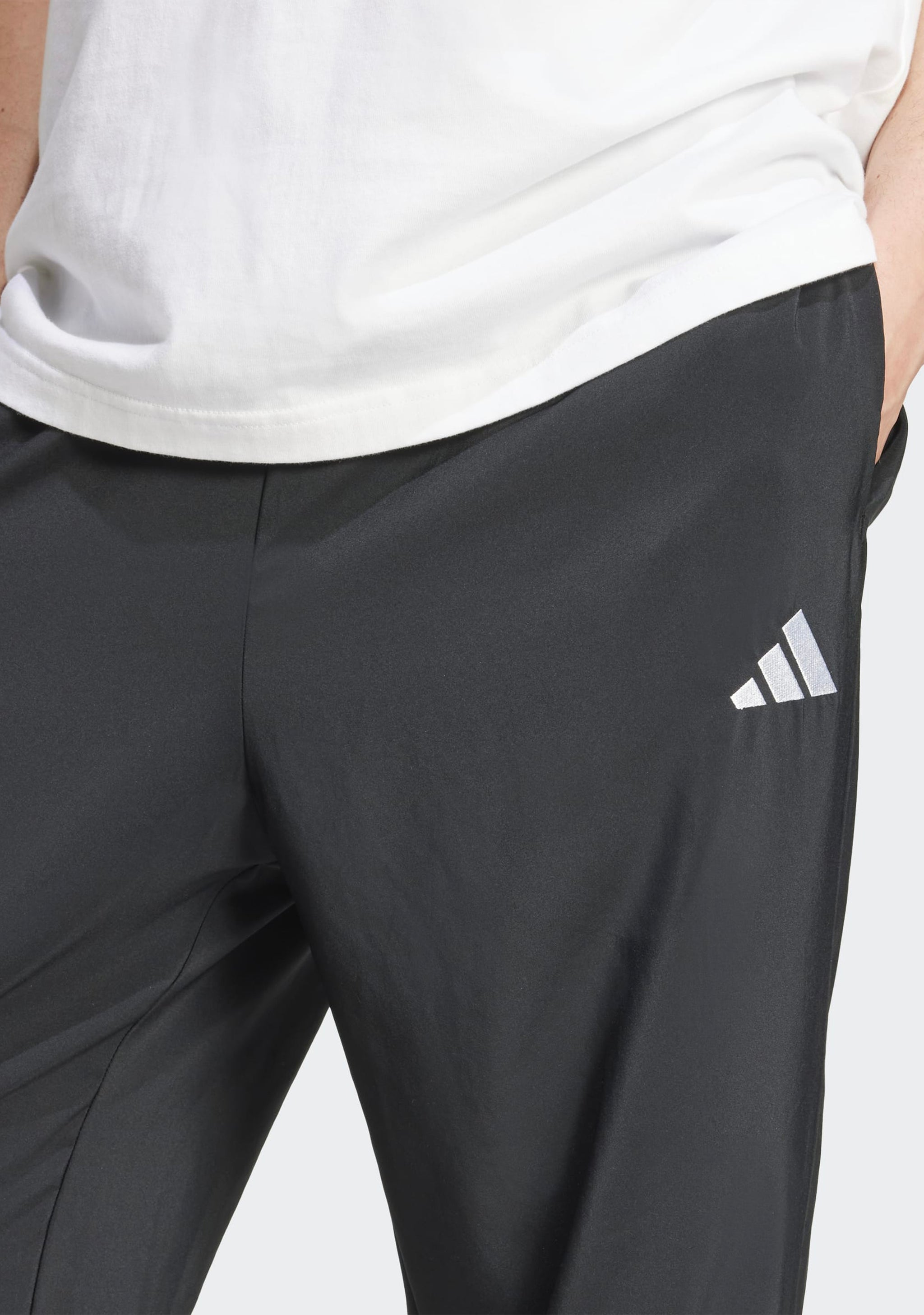 Adidas Men's Small Logo Open-Hem Stanford Pants