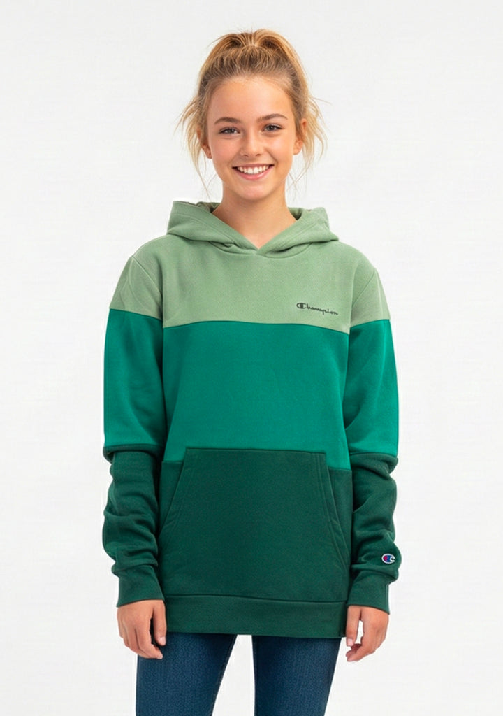 Champion Junior EU Colourmix Hoodie Green