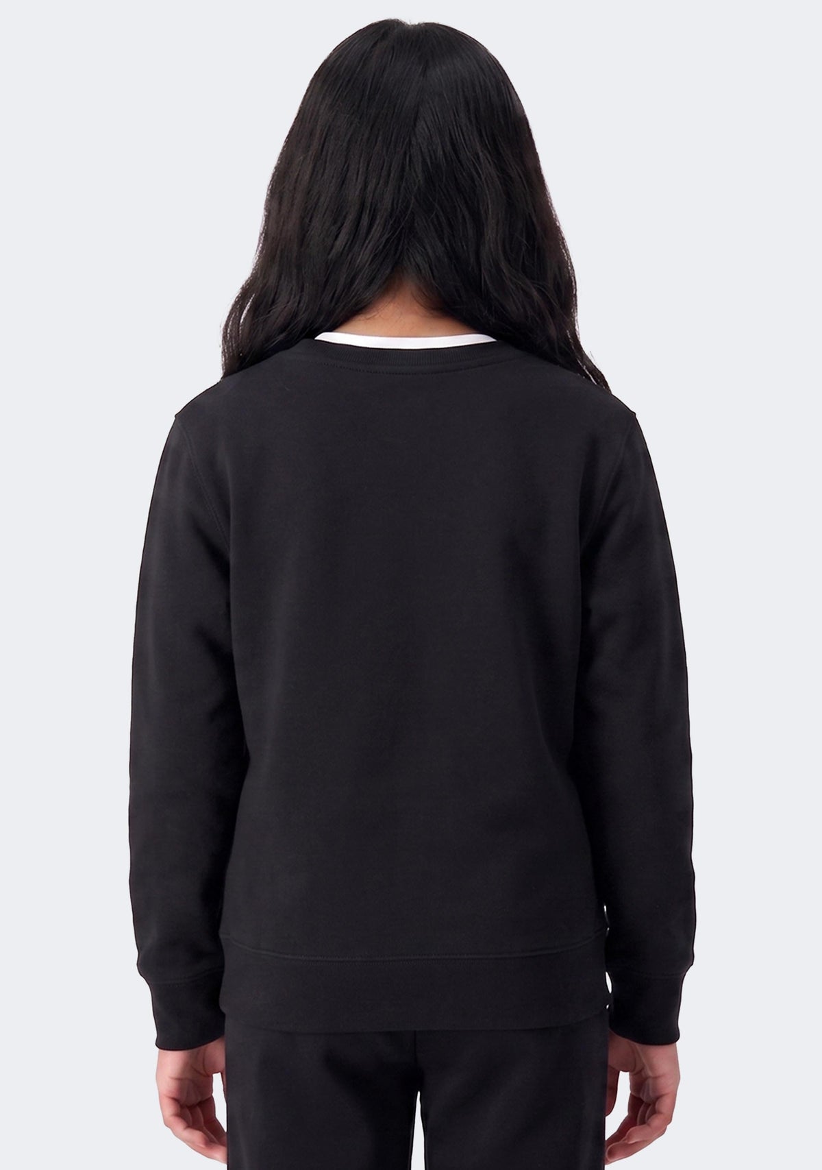 Champion Kids' Script Logo Crew Black