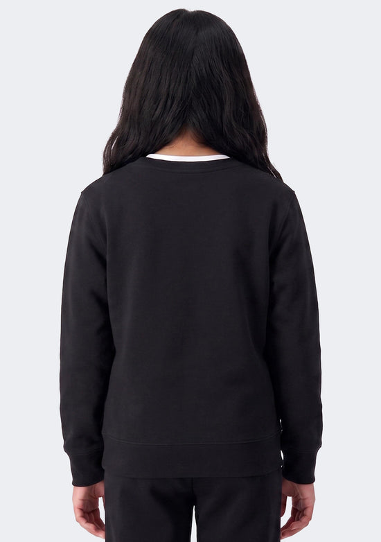 Champion Kids' Script Logo Crew Black