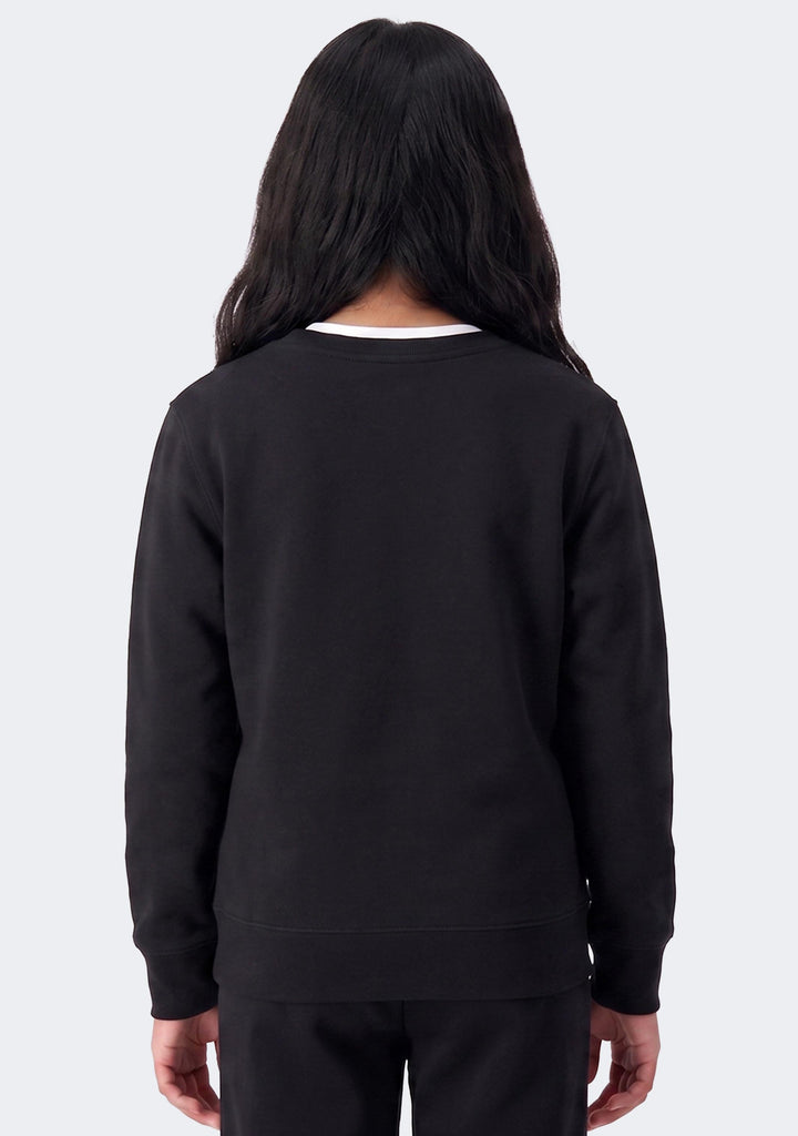 Champion Kids' Script Logo Crew Black