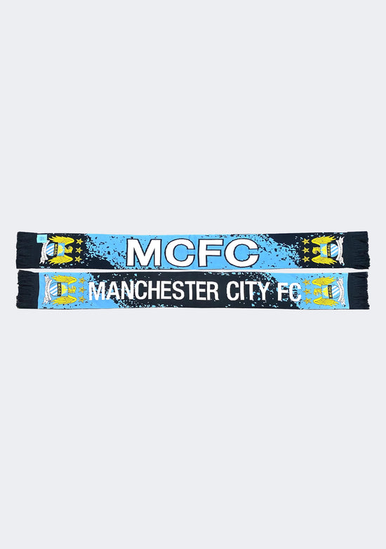 Manchester City Splash Jacquard Scarf