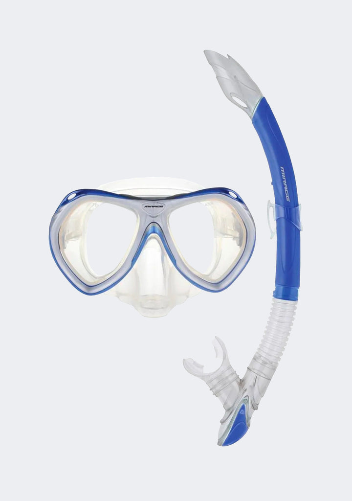 Mirage Kids' Crystal Silicone Mask & Snorkel Set