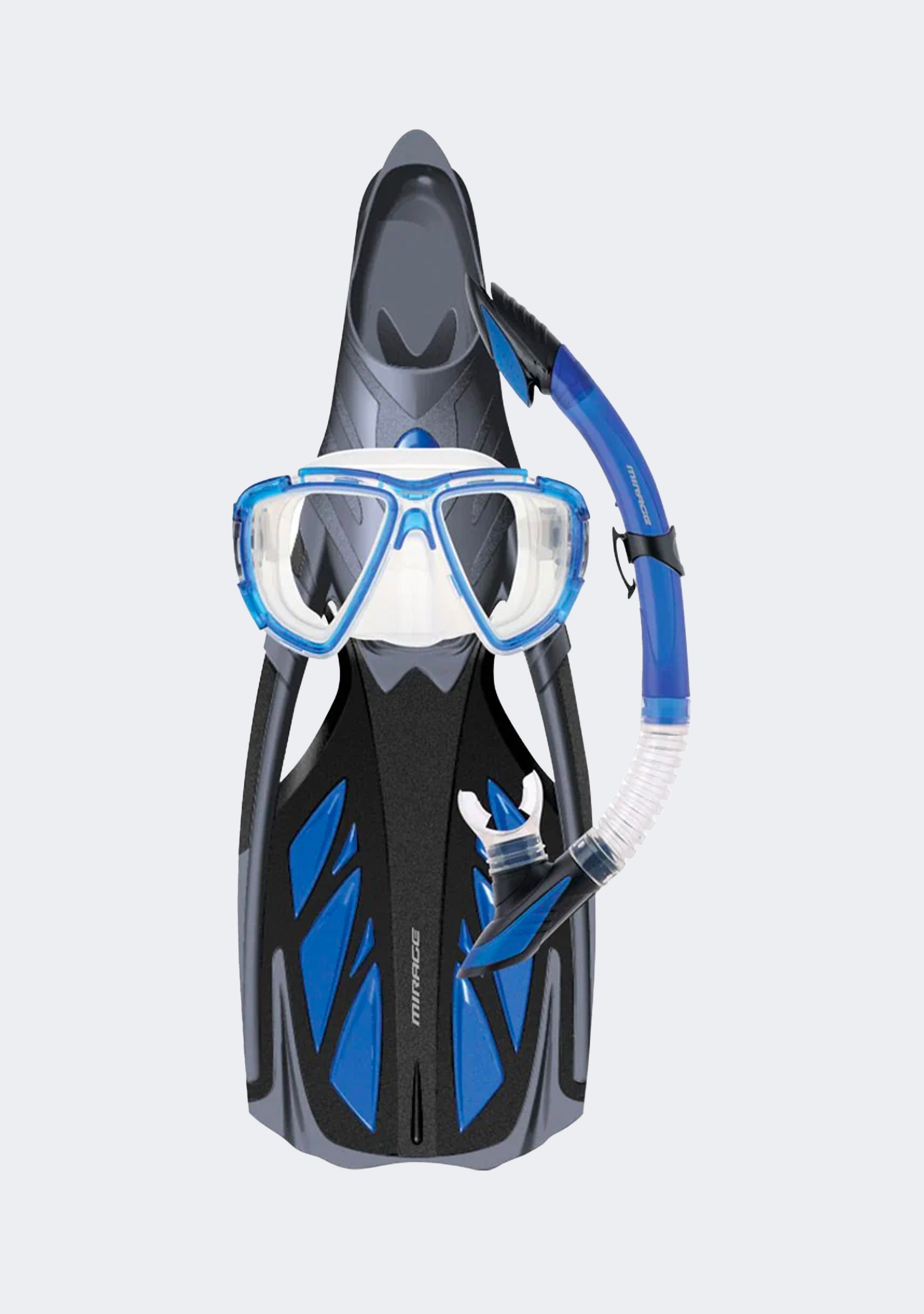 Mirage Adults Platinum Silicone Mask Snorkel & Fin Set