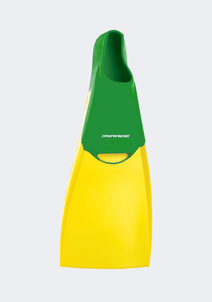 Mirage Deluxe Rubber Fins Green
