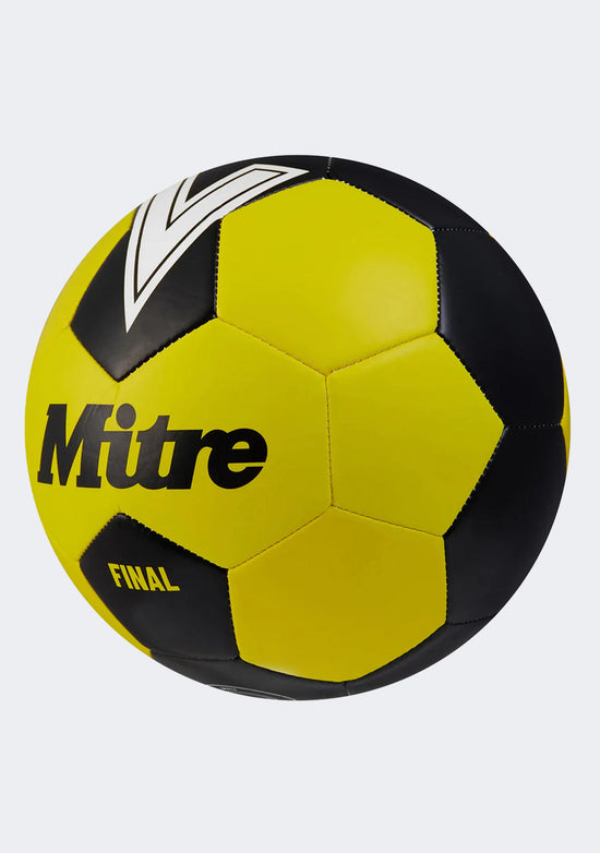 Mitre Final Soccer Ball Yellow/Black