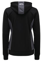 Macron Port Adelaide M21 Travel Womens Polydiag Hooded Sweatshirt <BR> 58542847