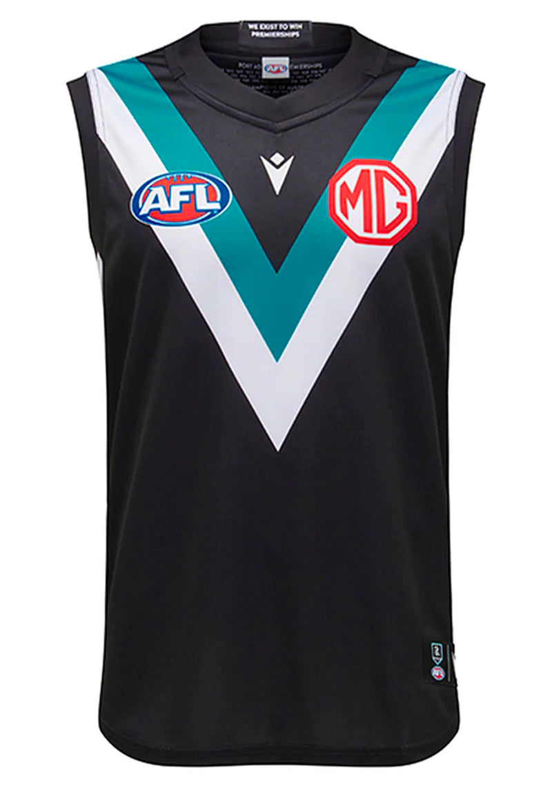 Macron Port Adelaide Authentic Mens Home Guernsey <br> 58542660