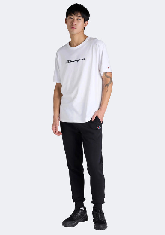 Champion Men's Skinny C Logo Fleece Trackpant