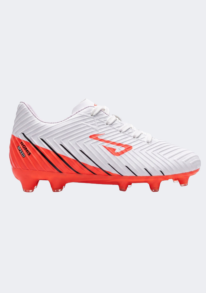 Nomis Kids' Speed FG White/Orange/Black