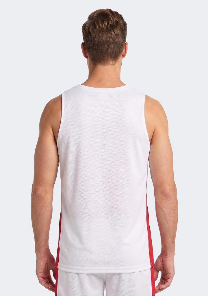 Nike Men's Team Basketball Training Jersey - White/Red