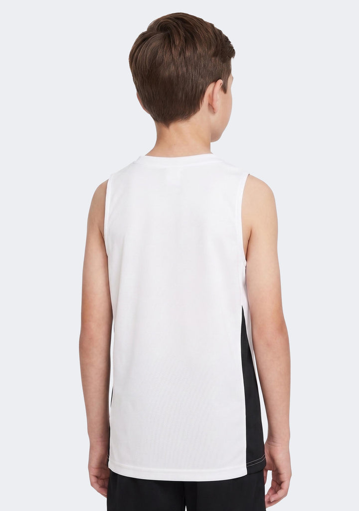 Nike Kids' Team Basketball Training Jersey - White/Black