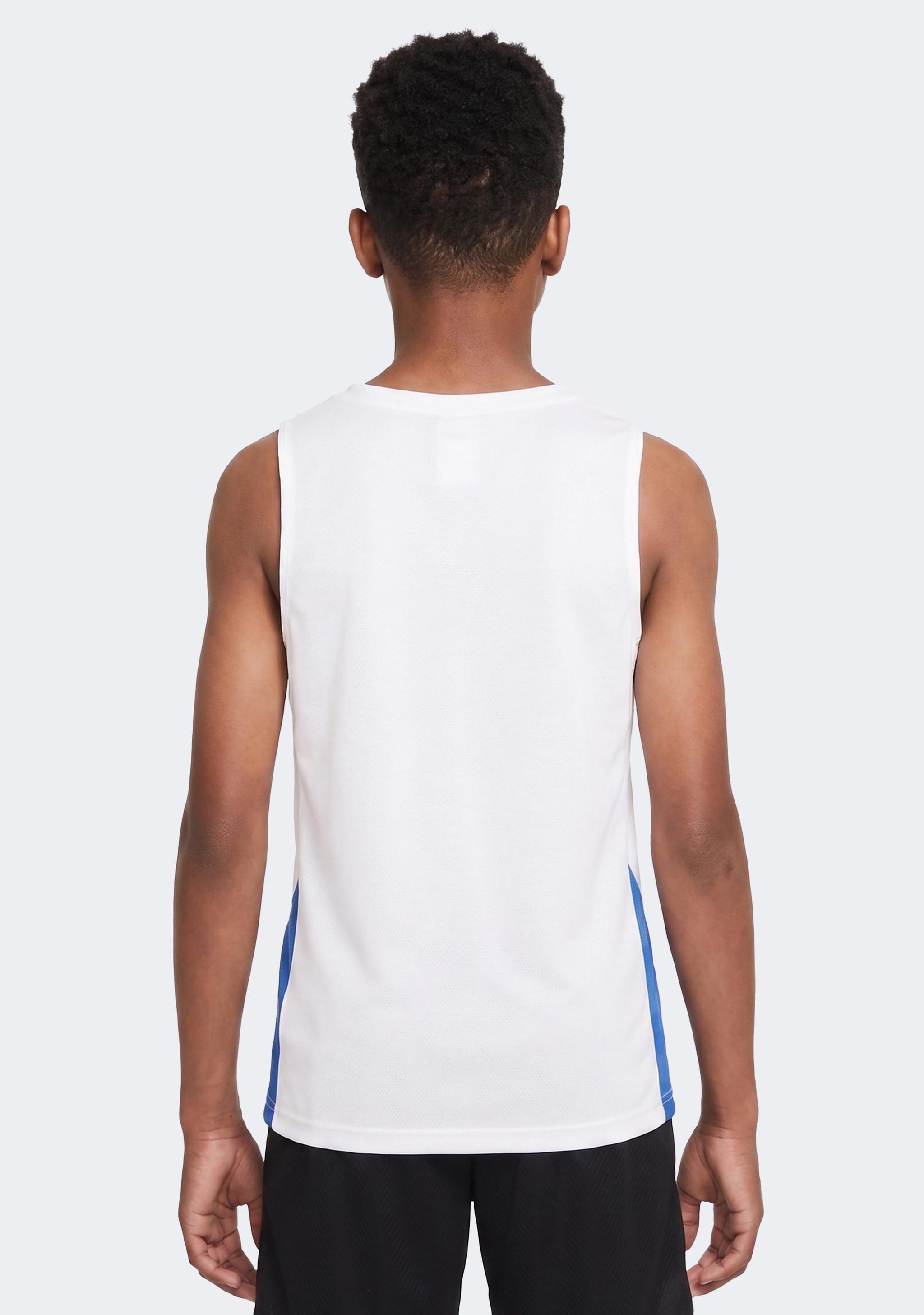 Nike Kids' Team Basketball Training Jersey - White/Royal