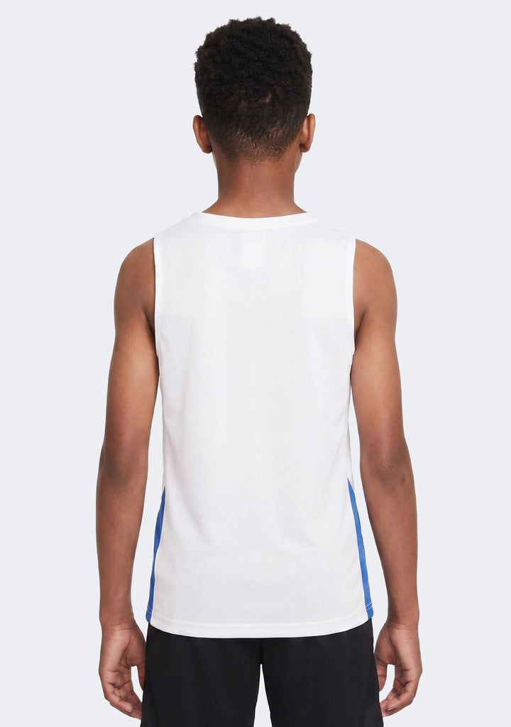 Nike Kids' Team Basketball Training Jersey - White/Royal