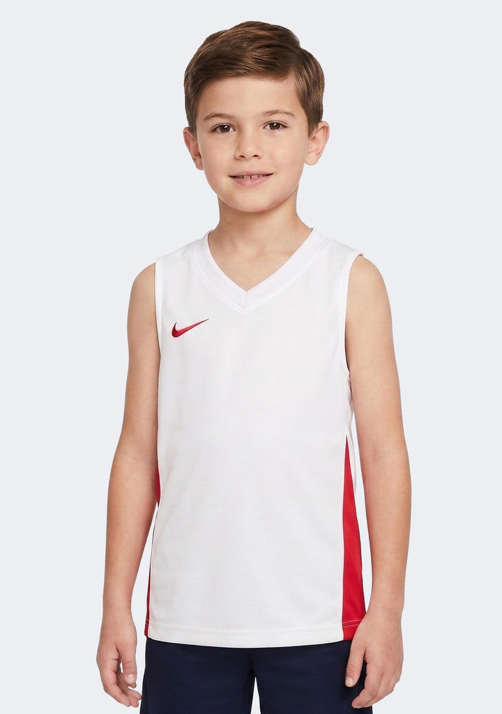 Nike Kids' Team Basketball Training Jersey - White/Red