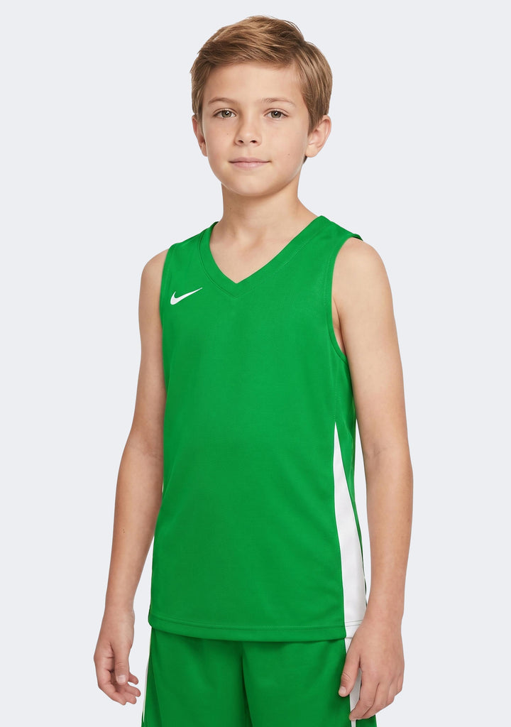 Nike Kids' Team Basketball Training Jersey - Green/White
