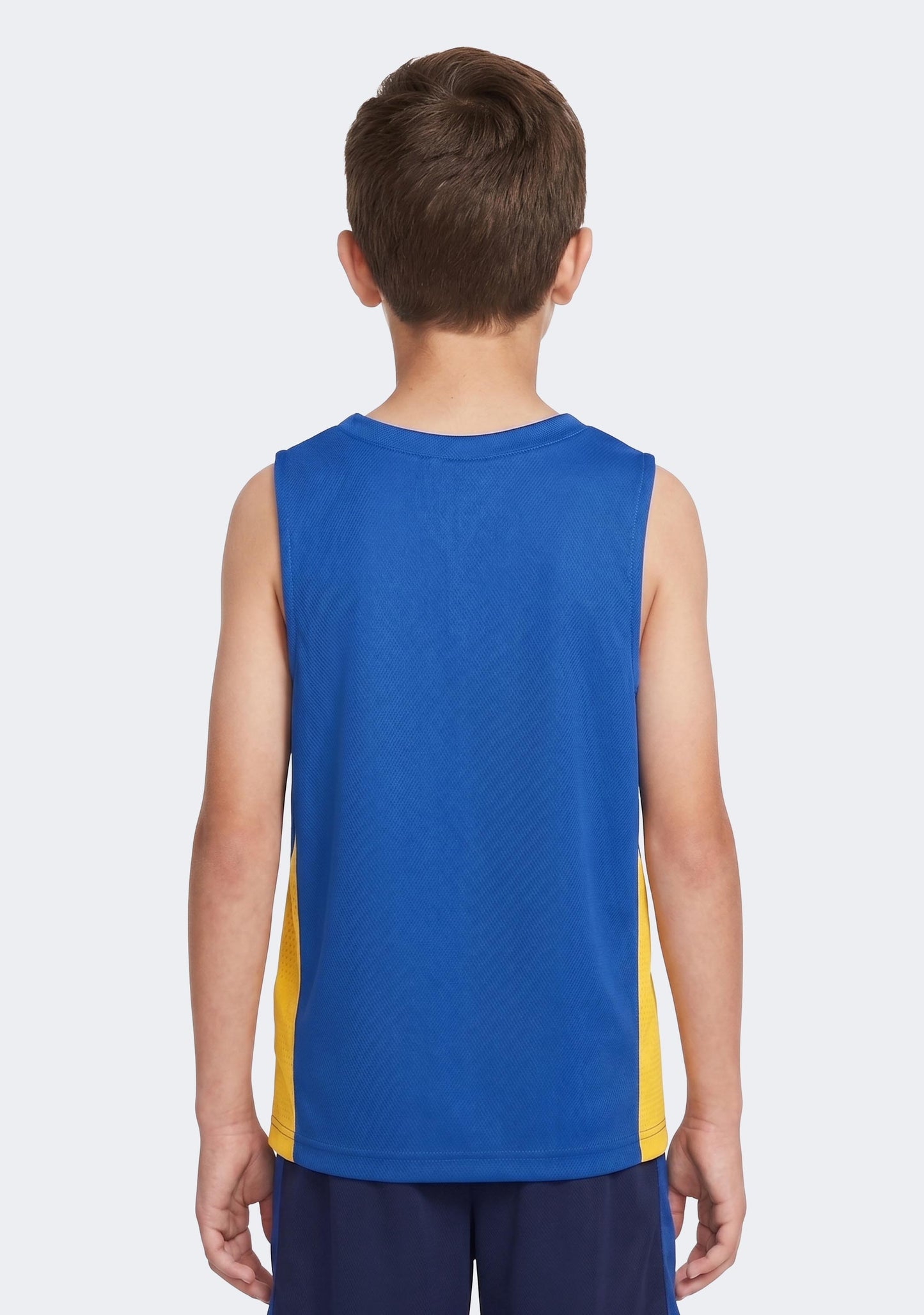 Nike Kids' Team Basketball Training Jersey - Blue/Yellow