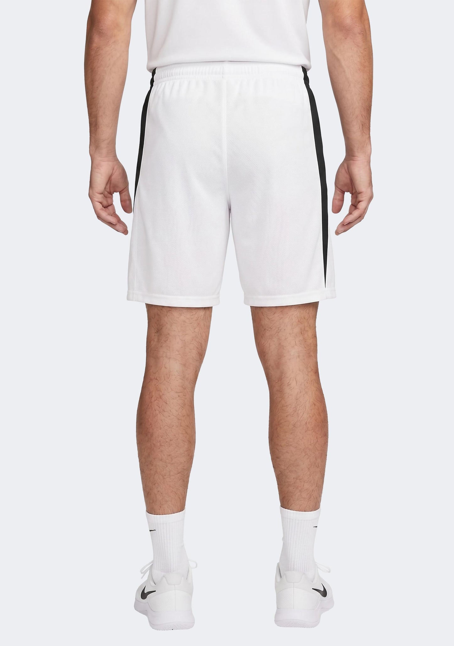 Nike Men's Team Basketball Stock Shorts - White/Black