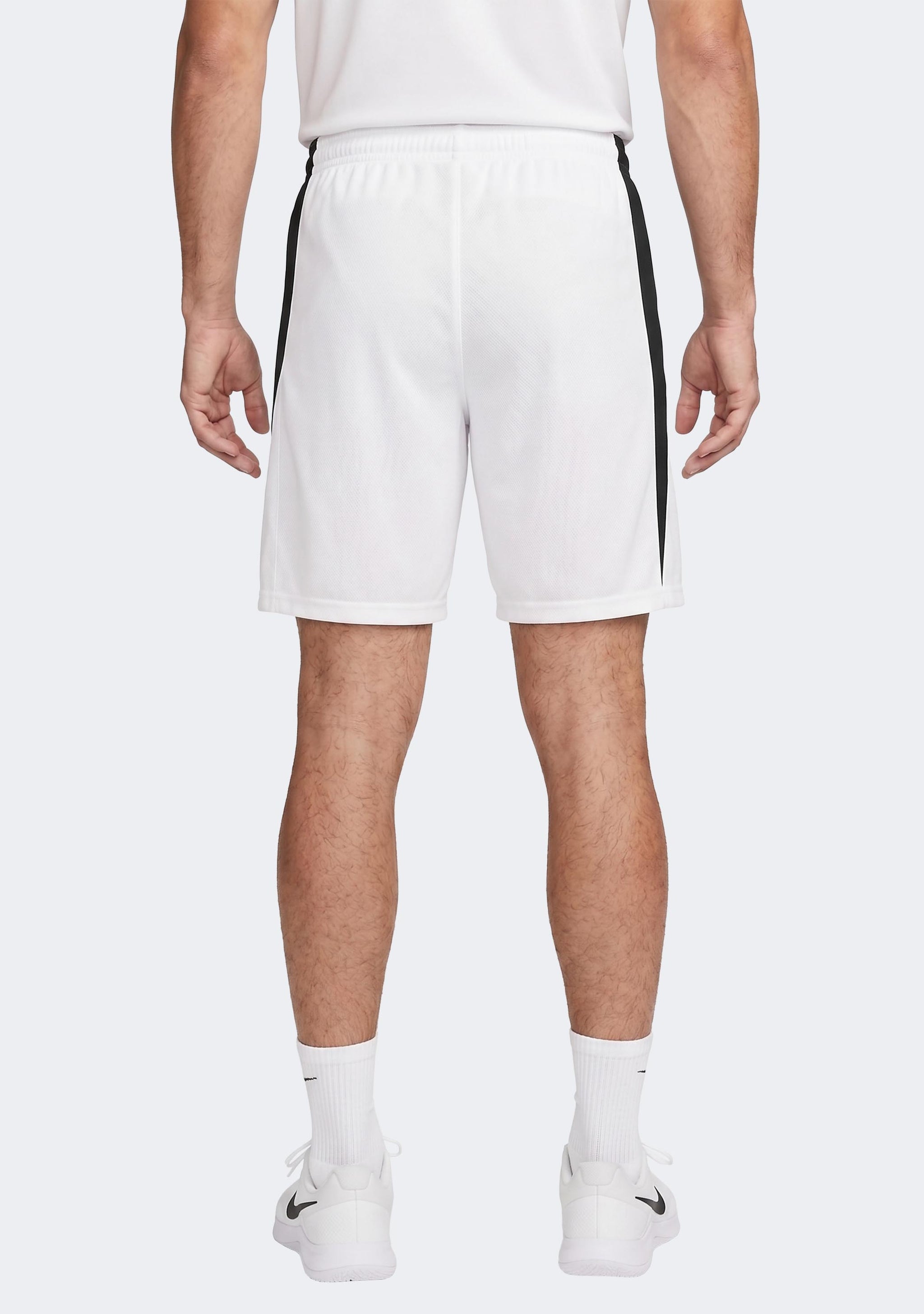 Nike Men's Team Basketball Stock Shorts - White/Black