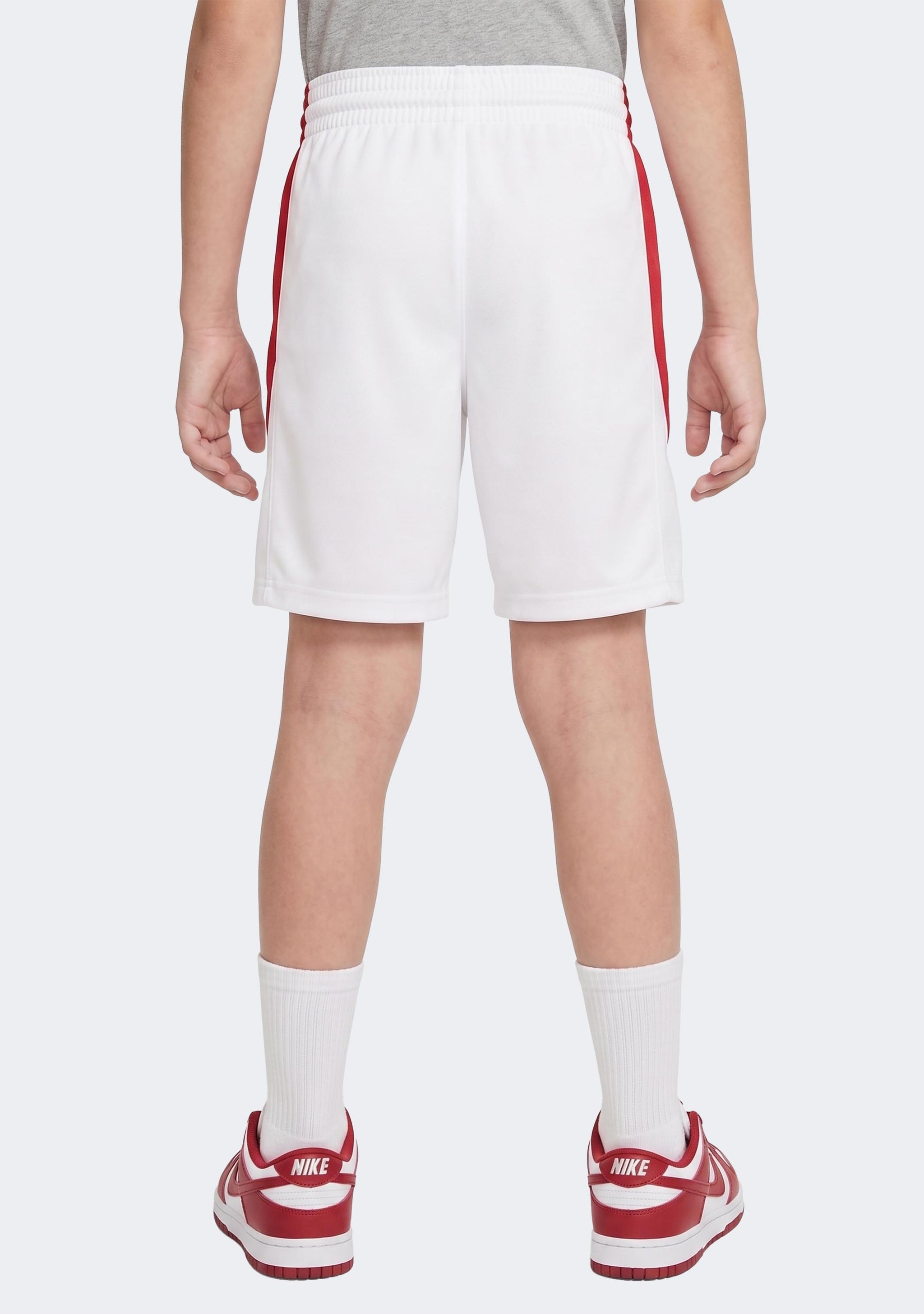 Nike Kids' Team Basketball Shorts - White/Red