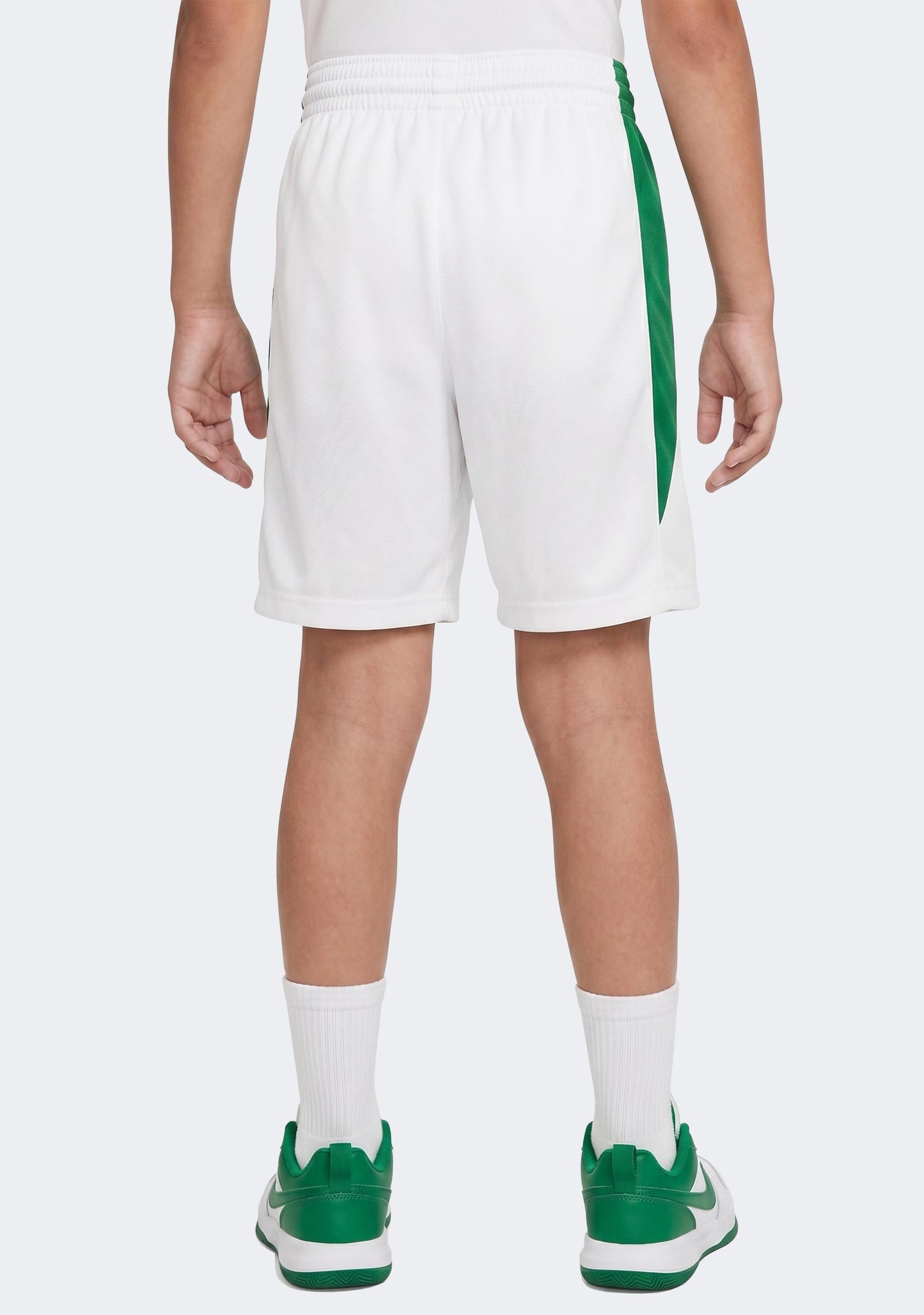 Nike Kids' Team Basketball Shorts - White/Green