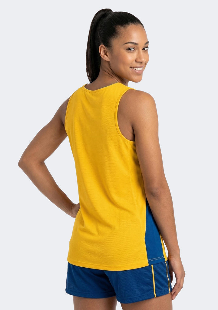 Nike Women's Team Basketball Training Jersey - Yellow/Royal