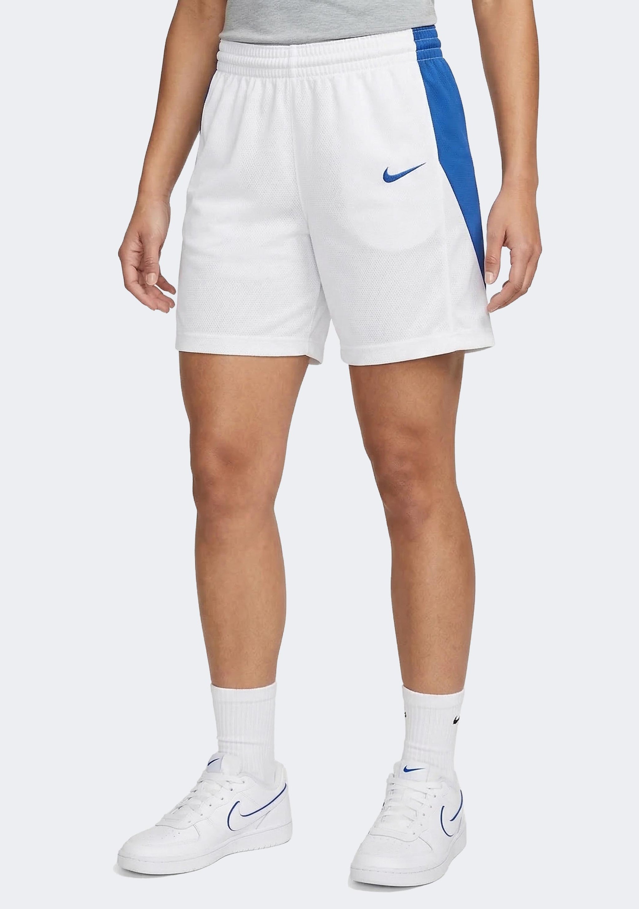 Nike Women's Team Basketball Shorts - White/Blue