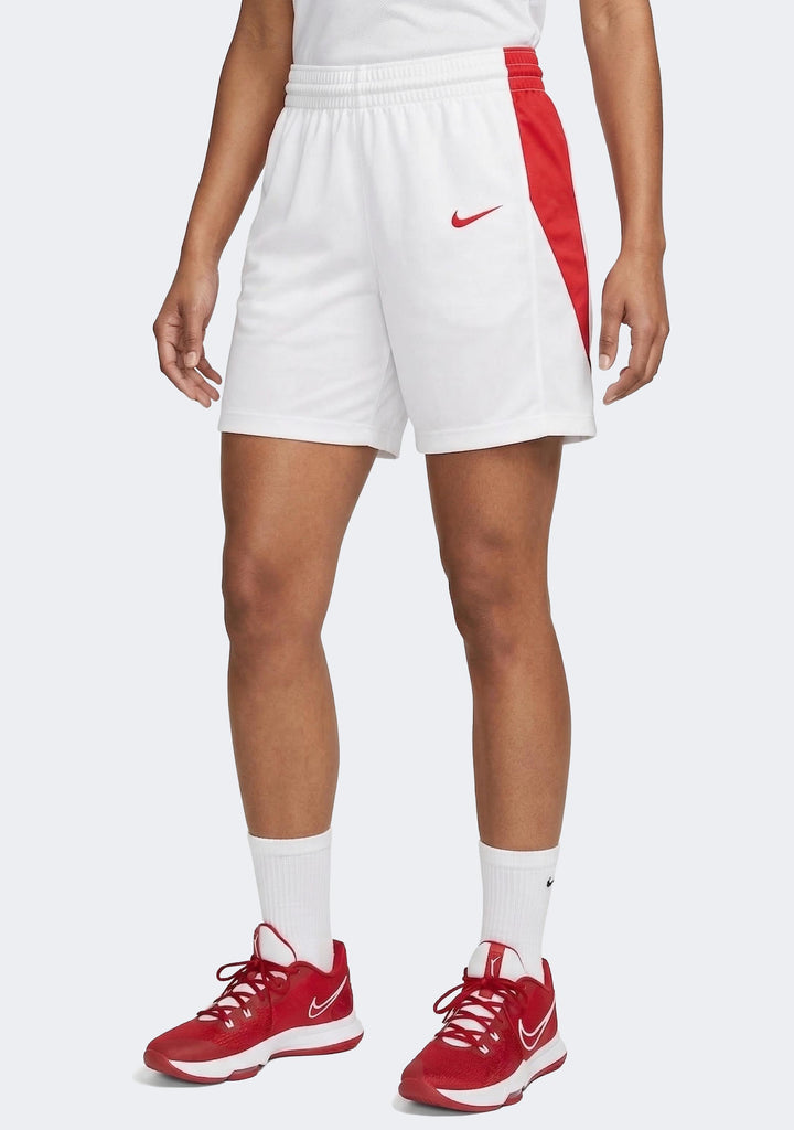 Nike Women's Team Basketball Shorts - White/Red